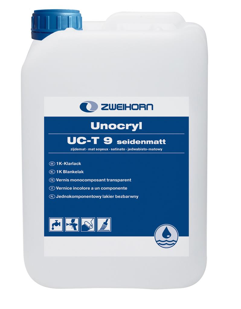 ZW UNOCRYL TRAPVERNIS UCT-9 ZIJDEMAT - 5L