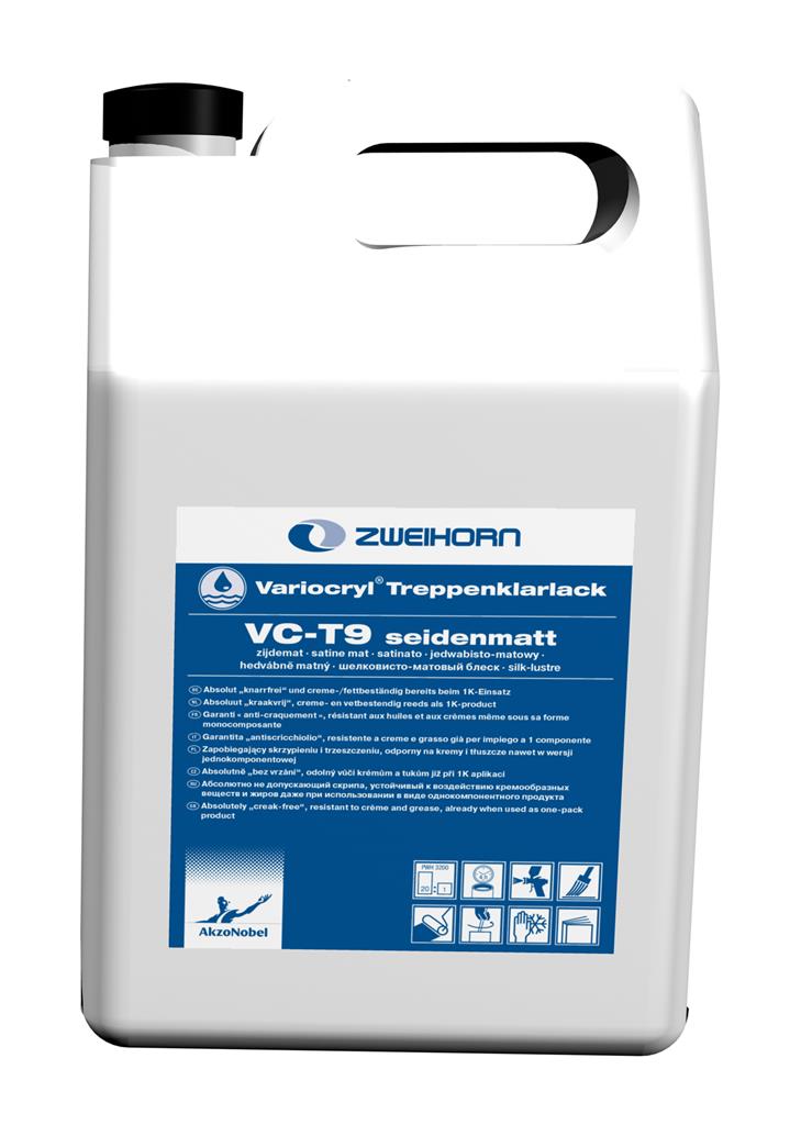 ZW VARIOCRYL VC-T9 ZIJDEMAT TRAPVERNIS - 5L