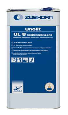 ZW UNOLIT UL-8 ZIJDEGLANS VERNIS - 5L