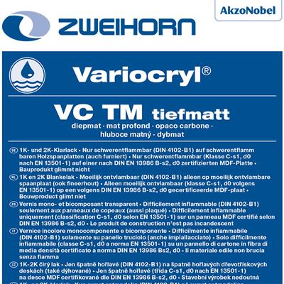 ZW VARIOCRYL VC-TM DIEPMAT VERNIS - 20L