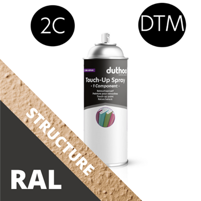 TOUCH UP SPRAY 2C DTM RAL STRUCTURE - 400ML