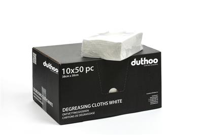 DUTHOO DEGREASING CLOTH WHITE ( 10X50PC ) ( 1 OVERDOOS )